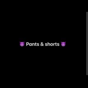 Pants/shorts section
